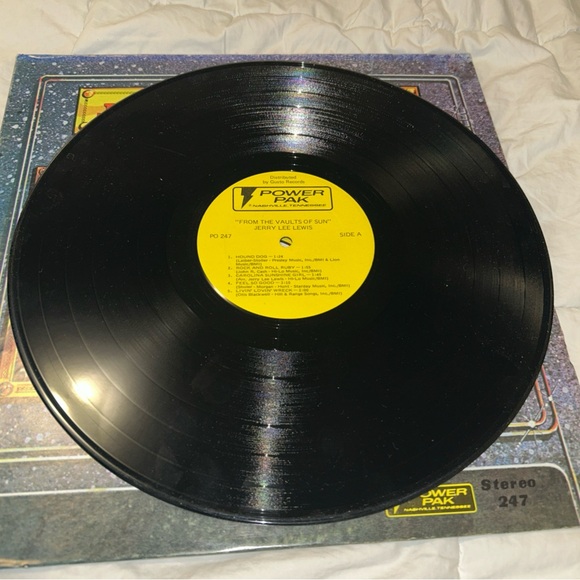 Jerry Lee Lewis LP From The Vaults Of Sun 1974 Power Pak Vinyl Record - Picture 2 of 5